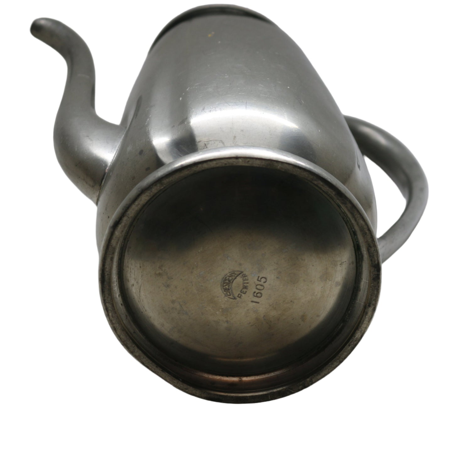 Vintage Crescent Pewter 1605 Coffee/Tea Pot – Classic Elegance!