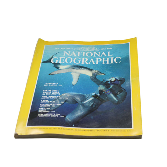 National Geographic Magazine – May 1981 Issue, Vintage Collectible!